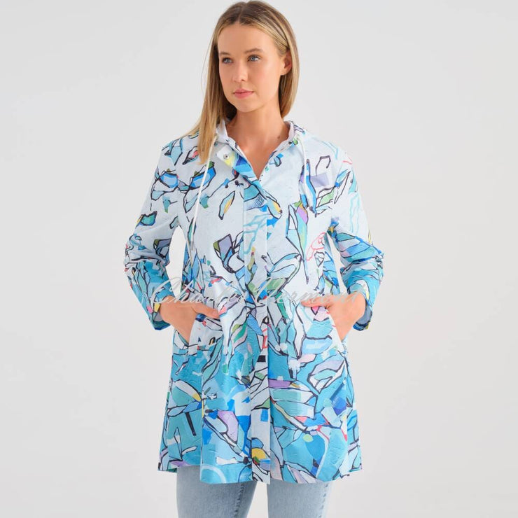 Dolcezza 'Half Moon Morning' Waterproof Hooded Jacket - Style 25870