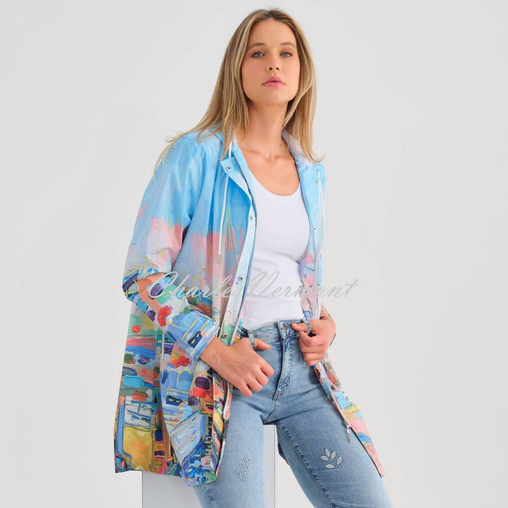 Dolcezza 'Kings Pier Marina' Waterproof Hooded Jacket - Style 25871