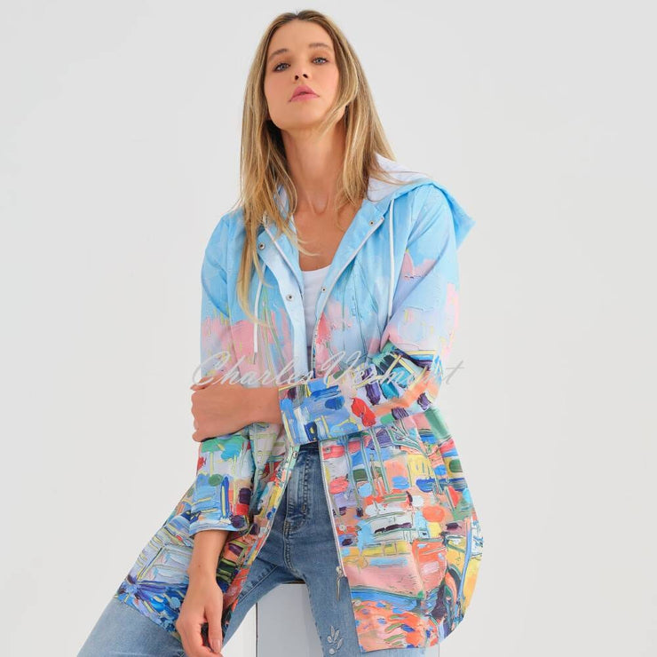 Dolcezza 'Kings Pier Marina' Waterproof Hooded Jacket - Style 25871