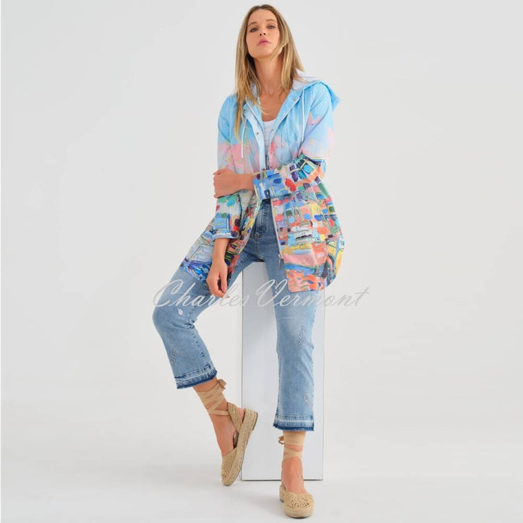 Dolcezza 'Kings Pier Marina' Waterproof Hooded Jacket - Style 25871