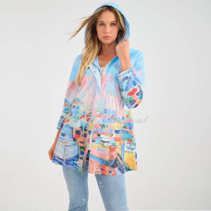 Dolcezza 'Kings Pier Marina' Waterproof Hooded Jacket - Style 25871