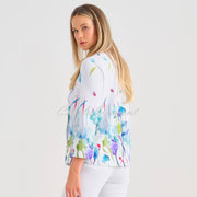 Dolcezza 'Misty Blossom' Button Jacket - Style 25789