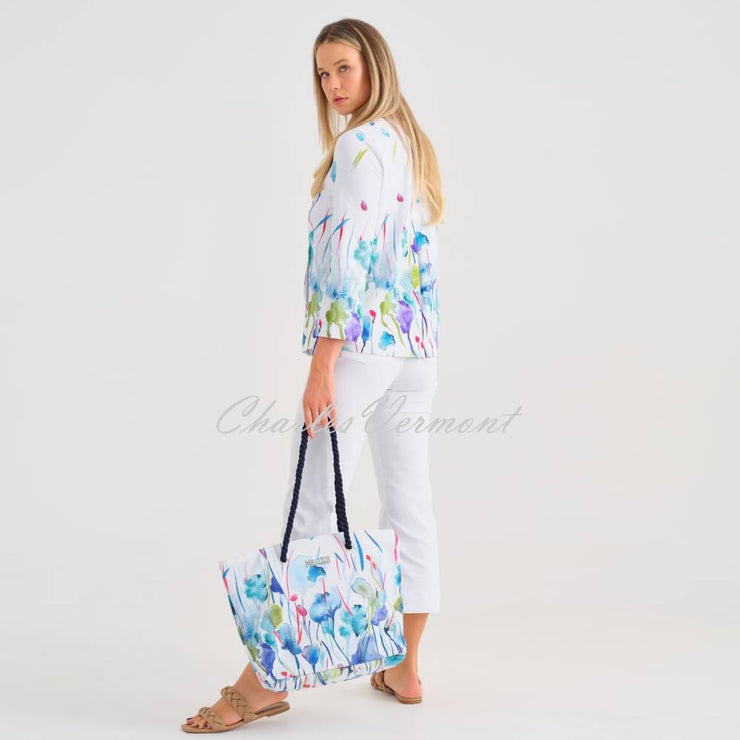 Dolcezza 'Misty Blossom' Button Jacket - Style 25789