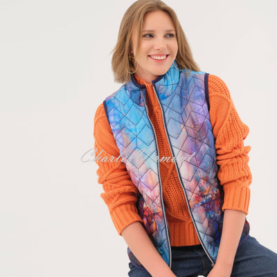 Dolcezza 'The Blue City' Lightweight Gilet - Style 75821