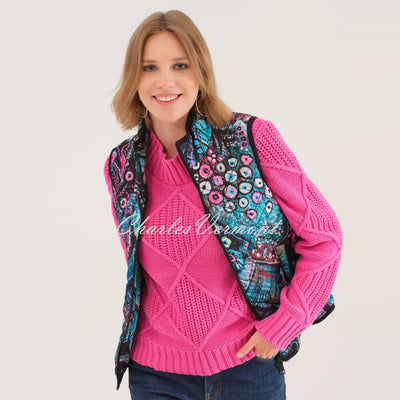 Dolcezza 'Enchanted Island' Lightweight Gilet - Style 75822