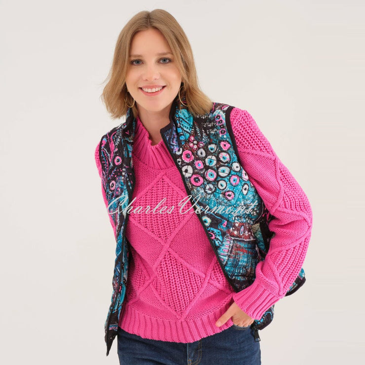 Dolcezza 'Enchanted Island' Lightweight Gilet - Style 75822