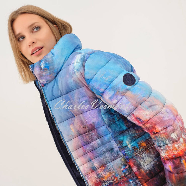 Dolcezza 'The Blue City' Padded Coat - Style 75838
