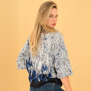 Dolcezza 'Storm Peaks' Cowl Neck Top - Style 75133