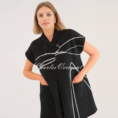 Dolcezza Longline Knit Cover Up Jacket - Style 75303