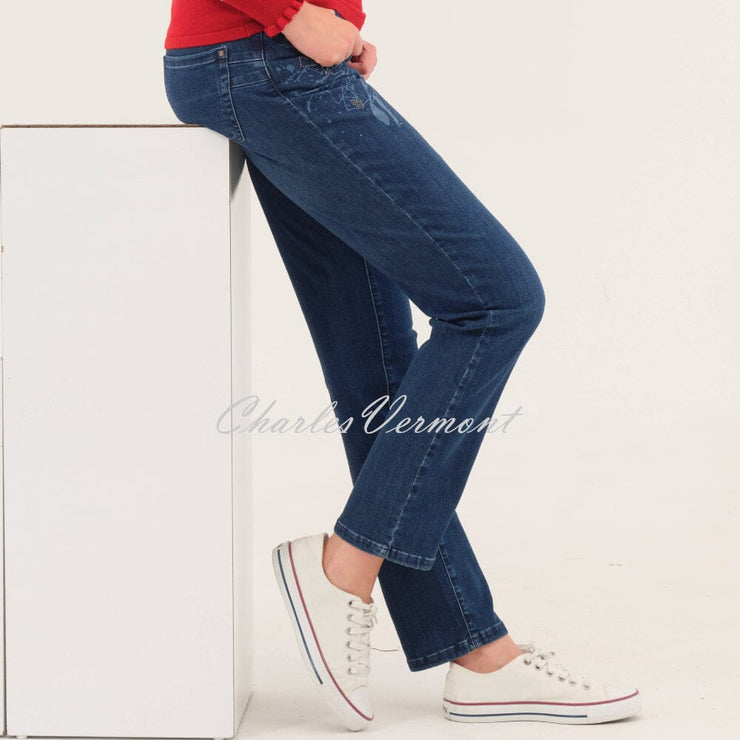 Dolcezza 'Baisti' Jean With Rhinestone Detailing - Style 75402