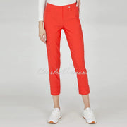 Robell Bella 09 - 7/8 Cropped Trouser 51568-5499-330 (Hot Coral)