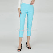 Robell Bella 09 - 7/8 Cropped Trouser 51568-5499-750 (Pacific Turquoise)