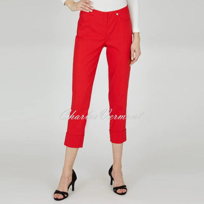 Robell Bella 09 - 7/8 Cropped Trouser 51568-5499-40 (Red)