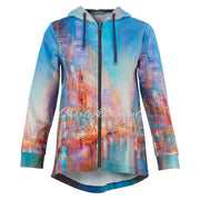 Dolcezza 'The Blue City' Hooded Zip Jacket - Style 75716