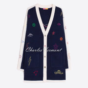 Vilagallo Embroidered Cardigan - Style 32893