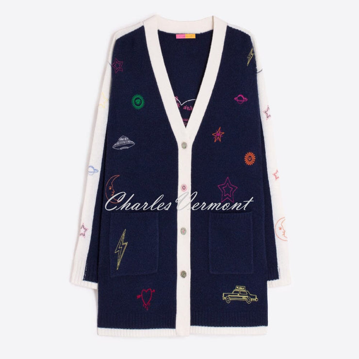 Vilagallo Embroidered Cardigan - Style 32893