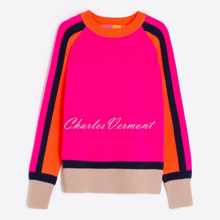 Vilagallo Colour Block Sweater - Style 32743