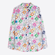 Vilagallo Geometric Print Blouse - Style 32927