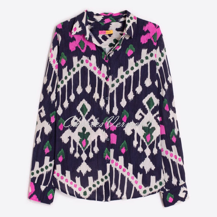 Vilagallo Patterned Blouse - Style 32939