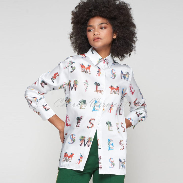 Vilagallo 'Smile' Print Blouse - Style 32938