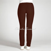 Robell Marie Full Length Trouser 51412-54025-380 - Fleece Lined (Chestnut)
