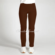 Robell Marie Full Length Trouser 51412-54025-380 - Fleece Lined (Chestnut)