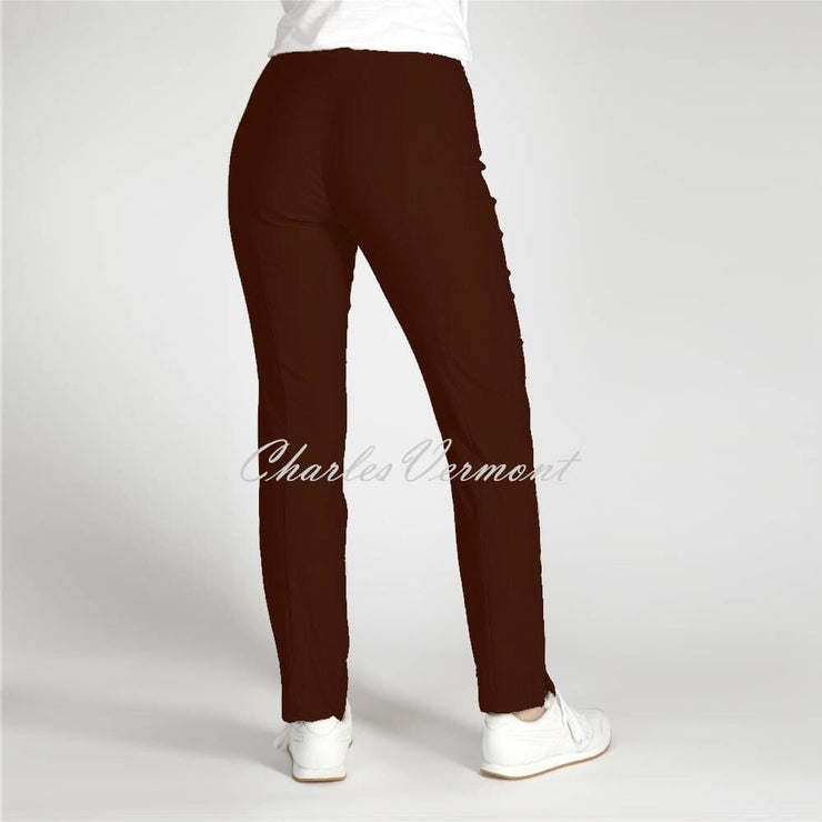 Robell Marie Full Length Trouser 51412-54025-380 - Fleece Lined (Chestnut)