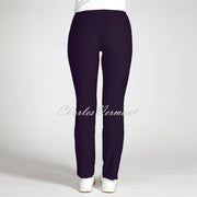 Robell Marie – Full Length Trouser 51412-54025-590 – Fleece Lined (Dark Purple)