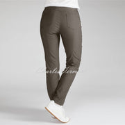 Robell Bella Full Length Trouser 51559-54025-38 - Fleece Lined (Almond)