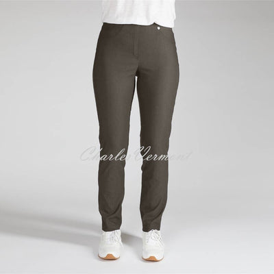 Robell Bella Full Length Trouser 51559-54025-38 - Fleece Lined (Almond)
