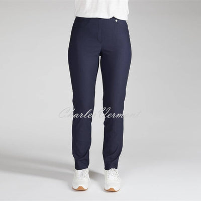 Robell Bella Trouser 51559-54025-69 - Fleece Lined (Navy) – SHORTER LENGTH 29”