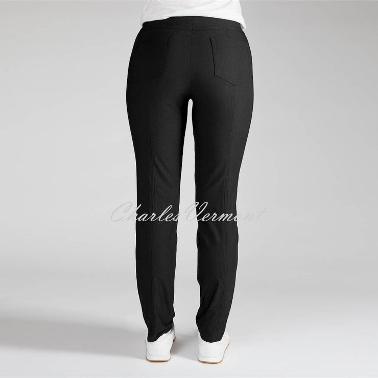 Robell Bella Full Length Trouser 51559-54025-90 - Fleece Lined (Black)