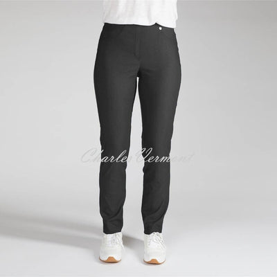 Robell Bella Full Length Trouser 51559-54025-97 - Fleece Lined (Charcoal)
