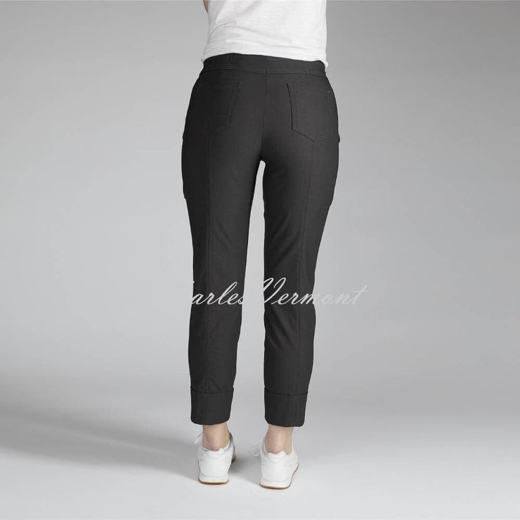 Robell Bella 09 – 7/8 Cropped Trouser 51568-54025-97 – Ultra Thin Fleece Lined (Anthracite)