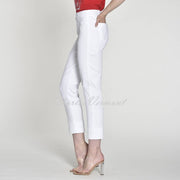 Robell Bella 09 - 7/8 Cropped Jean 51628-5448-10 (White Denim)