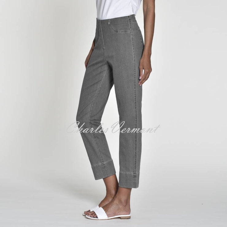 Robell Bella 09 - 7/8 Cropped Jean 51628-5448-95 (Grey Denim)
