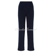 Tia Wide Leg Trouser - Style 71179-7093-6903 (Navy)