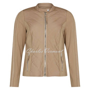 I'cona Collarless Jacket - Style 67117-60012-690 (Taupe)