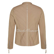 I'cona Collarless Jacket - Style 67117-60012-690 (Taupe)