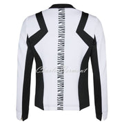 I'cona Collarless Zebra Jacket - Style 67122-60068-10