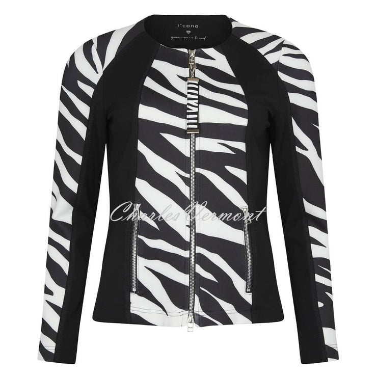 I'cona Zebra Zip Jacket - Style 67128-60125-90