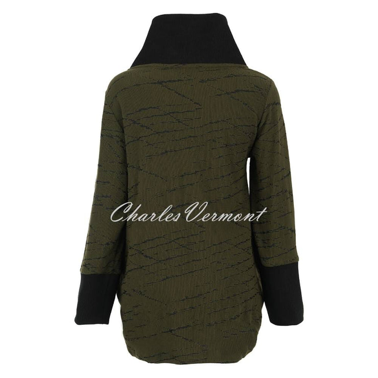 EverSassy Knit Cover Up Jacket - Style 12251aEverSassy Knit Cover Up Jacket - Style 12251 (Olive)