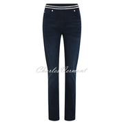 I'cona Pull-on Stretch Denim Jean - Style 61044-5448-69 (Navy Denim)