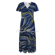 Tia Abstract Print Stripe Dress - Style 78437-7561-65