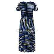 Tia Abstract Print Stripe Dress - Style 78437-7561-65