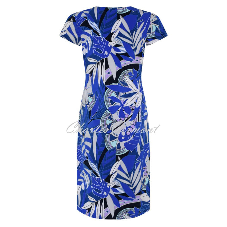Tia Printed Mock Wrap Dress - Style 78634-7836-65