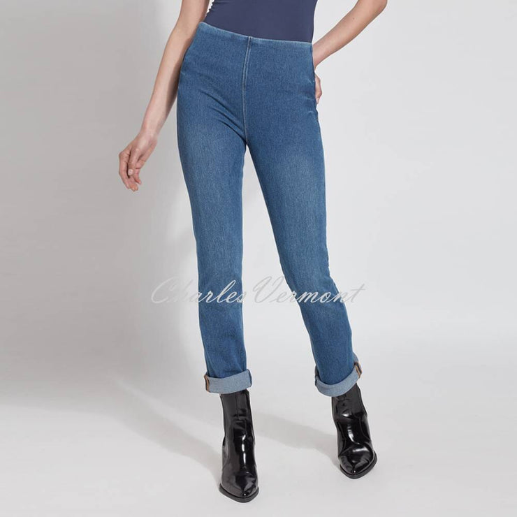 Lysse Boyfriend Denim Jean with Back Pockets – Style 1450 (Mid Wash)