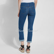 Lysse Boyfriend Denim Jean with Back Pockets – Style 1450 (Mid Wash)