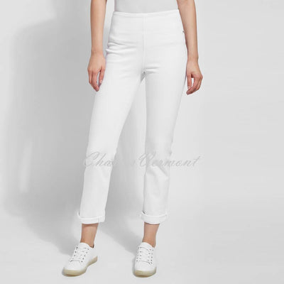 Lysse Boyfriend Denim Jean with Back Pockets – Style 1450 (White)
