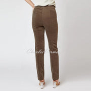 Robell Marie Trouser 51414-54362-17 (Taupe Velvet) - SHORTER LENGTH 29"